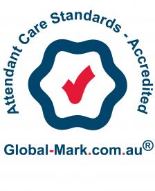 Attendant Care Standards Accredited logo 