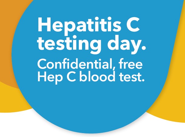Hepatitis C testing day. Confidential, free Hep C blood test.