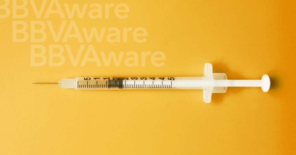 Image of a syringe with the words BBV Aware