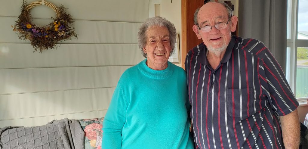 John and Sue Glover, Anglicare Tasmania Home Care Support Service clients